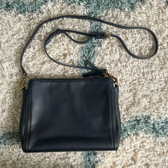 Quince Bags Quince Genuine Leather Triple Compartment Crossbody